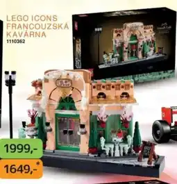 Dráčik LEGO Icons francouzská kavárna nabídka
