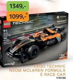 Dráčik LEGO Technic neom Mclaren formula e race car nabídka