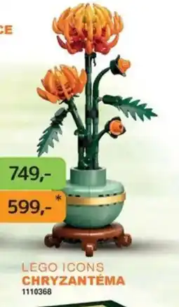 Dráčik LEGO Icons chryzantéma nabídka