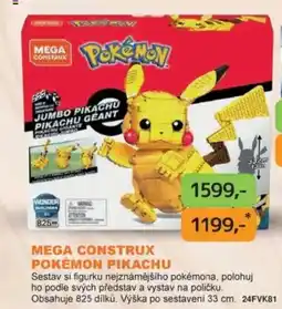 Dráčik Mega construx Pokémon pikachu nabídka