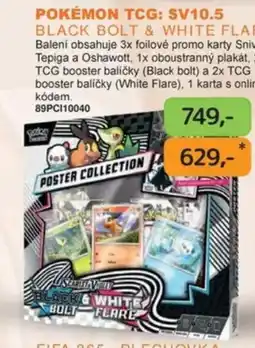 Dráčik Pokémon tcg: SV10.5 black bolt & white flar nabídka