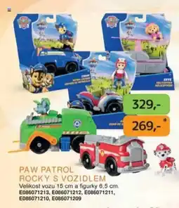 Dráčik Paw Patrol Rocky s vozidlem nabídka