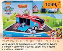 Dráčik Paw patrol - Mobilní centrála nabídka