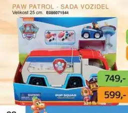 Dráčik Paw Patrol - sada vozidel nabídka