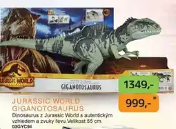 Dráčik Jurassic World giganotosaurus nabídka