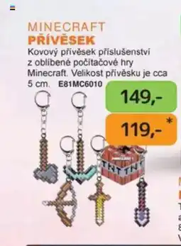 Dráčik Minecraft přívěsek nabídka