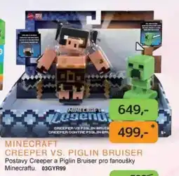 Dráčik Minecraft Creeper vs. Piglin bruiser nabídka