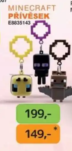 Dráčik Minecraft přívěsek nabídka