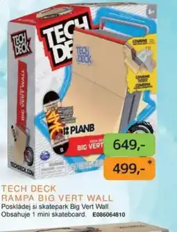 Dráčik Tech Deck rampa big vert wall nabídka