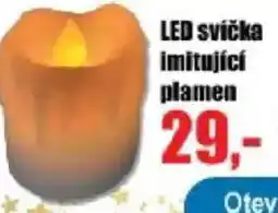 EVA LED svíčka imitující plamen nabídka