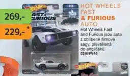 Dráčik Hot Wheels Auto Fast & Furious auto nabídka