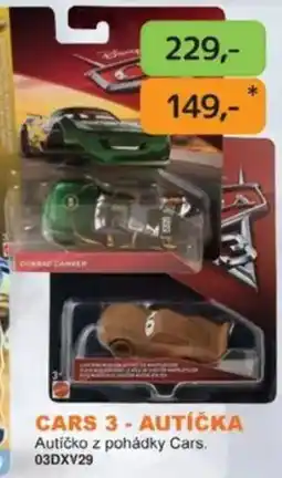 Dráčik Cars 3 - Autíčka nabídka