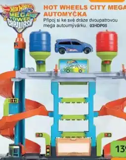 Dráčik Hot Wheels City mega automyčka nabídka