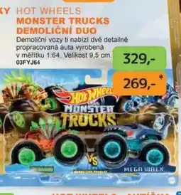 Dráčik Hot Wheels Monster trucks demoliční duo nabídka