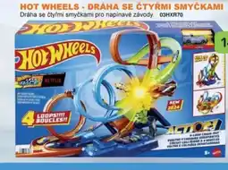 Dráčik Hot Wheels -Dráha se čtyřmi smyčkami nabídka