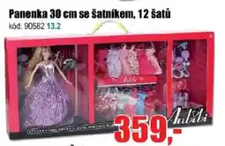 EVA Panenka 30 cm se šatníkem, 12 šatů nabídka