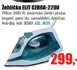 EVA Žehlička ELIT CERRA-2200 nabídka