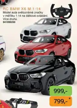 Dráčik RC BMW X6 M 1:14 nabídka