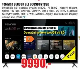 EVA Televize SENCOR SLE 65US802TCSB nabídka