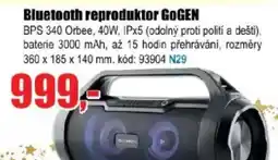 EVA Bluetooth reproduktor GOGEN nabídka