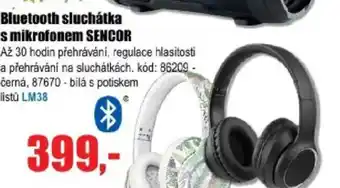 EVA Bluetooth sluchátka s mikrofonem SENCOR nabídka