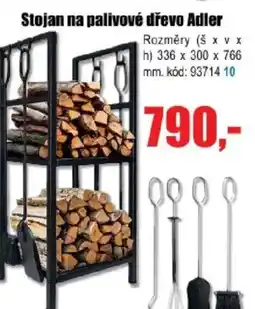 EVA Stojan na palivové dřevo Adler nabídka