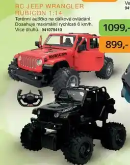 Dráčik RC Jeep wrangler rubicon 1:14 nabídka