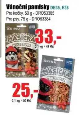 EVA AKINU Vánoční pamlsky nabídka