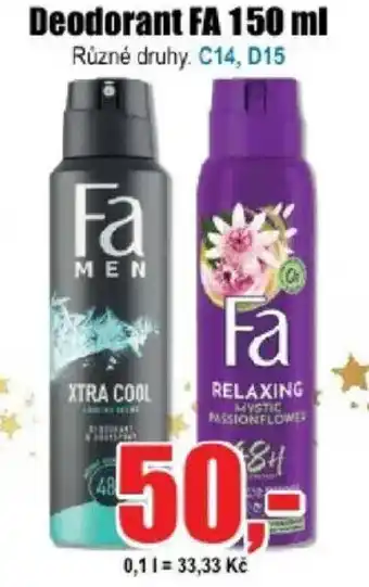 EVA Deodorant FA nabídka