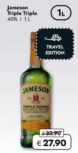TRAVEL FREE Jameson Triple Triple 40% nabídka