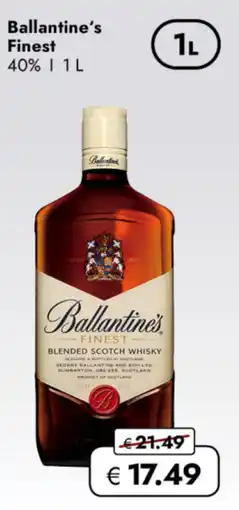 TRAVEL FREE Ballantine's Finest 40% nabídka