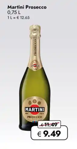 TRAVEL FREE Martini Prosecco nabídka