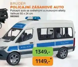 Dráčik Bruder Policajní zásahové auto nabídka