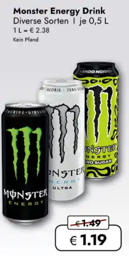 TRAVEL FREE Monster Energy Drink nabídka