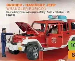 Dráčik Bruder - Hasičský jeep wrangler rubicon nabídka