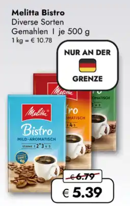 TRAVEL FREE Melitta Bistro nabídka