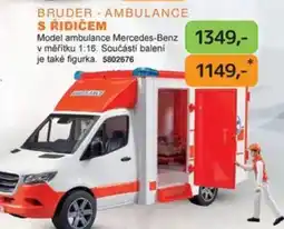 Dráčik Bruder - Ambulance s řidičem nabídka