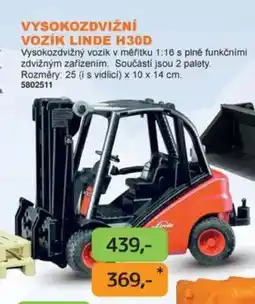 Dráčik Vysokozdvižní vozík linde H30D nabídka