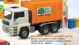 Dráčik Bruder - Popelářské auto nabídka