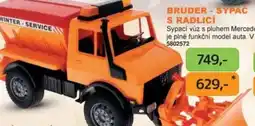 Dráčik Bruder - sypac s radlicí nabídka