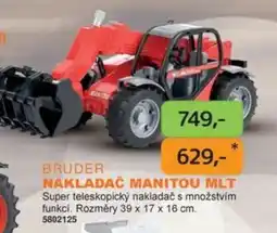 Dráčik Bruder Nakladač manitou MLT nabídka