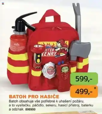 Dráčik Batoh pro hasiče nabídka