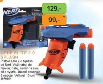 Dráčik Nerf Elite 2.0 splash nabídka