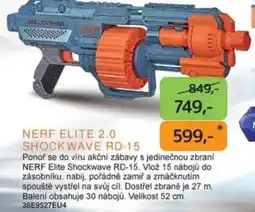 Dráčik Nerf Elite 2.0 shockwave RD-15 nabídka