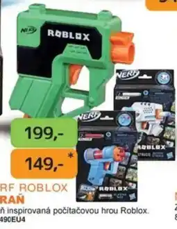Dráčik Nerf Roblox zbraň nabídka