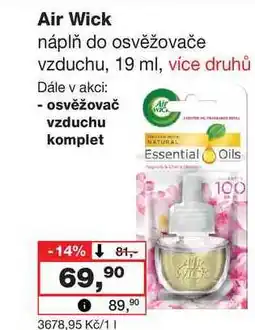 Barvy a laky drogerie Air Wick náplň do osvěžovače vzduchu, 19 ml nabídka
