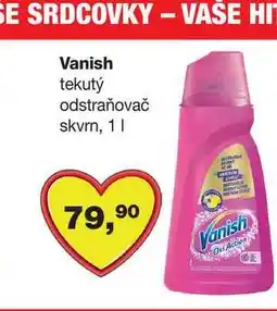 Barvy a laky drogerie Vanish tekutý odstraňovač skvrn, 1l nabídka