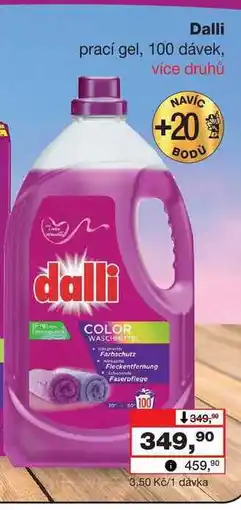 Barvy a laky drogerie Dalli prací gel, 100 dávek nabídka