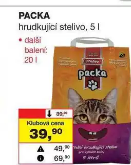 Barvy a laky drogerie PACKA hrudkující stelivo, 5l nabídka