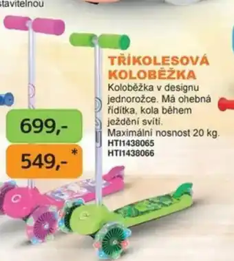 Dráčik Tříkolesová koloběžka nabídka